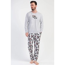 K312107 Vienetta Erkek Uzun Kol Pijama Takım