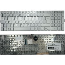 Notespare Acer ile Uyumlu AEZYAK00020, AEZYAR00010 Notebook Klavye Gümüş Gri Tr