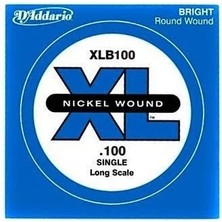 D'addario XLB100 Bass Tek Tel E-(Mi) Xl Nickel Wound 0.100