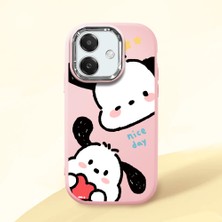 HONTINGA Oppo A3X 5g ile Uyumlu Kılıfı Kamera Korumalı Düşüme Önleyici Basitlik Pembe Yumuşak Silikon Telefon Kılıfı Karikatür Desenli K4-0255