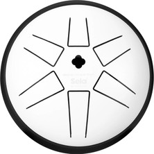 Sela SE351 ~14CM Melody Tongue Drum (Si Majör Pentatonik - Beyaz)