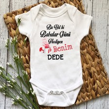 Hediyenza Babalar Günü Hediyen Dede Baskılı Bebek Body & Zıbın