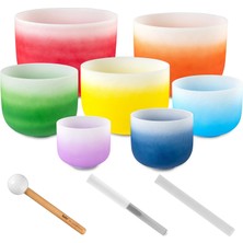 Sela Kristal Meditasyon Kasesi Seti (7 Chakra Set 432Hz)