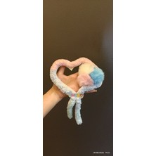 Gönülden Tasarım Peluş Kalpli Arma Dikiş Aplike 26X20 cm