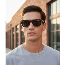 Swing 101 C3 49 Unisex Wayfarer Güneş Gözlüğü Parlak Siyah Çerçeve