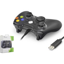 Shopwave Gamepad Pc Xbox 360 Uyumlu Kablolu - Siyah ND506B