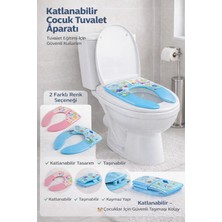 Binbirreyon Katlanır Çocuk Klozet Aparatı Tuvalet Eğitimi 25X35CM 2 Renk PA163