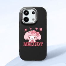 HONTINGA Redmi Note 13 Pro 5g ile Uyumlu Kılıfı Kamera Korumalı Düşüme Önleyici Basitlik Siyah Yumuşak Silikon Telefon Kılıfı Melody Desenli K4-0258