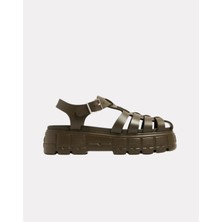 Miu Miu Platform Taban Logolu Kadın Sandalet