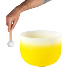 Sela ~30CM Kristal Singing Bowl - Plexus Chakra - Mi 432Hz (SECCU12E)