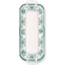 Evaliza Voila Kulplu Servis Tabak Yeşil 33CM