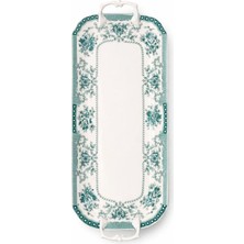 Evaliza Voila Kulplu Sunum Tabak Yeşil 44CM