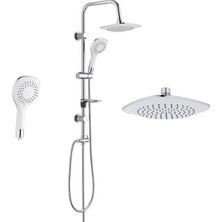 Balkan Grup 5+1 Fonksiyonlu Duş Robotu Tepe Duş Seti Duş Başlığı Sistemi Seti Yağmurlama Duş Robotu