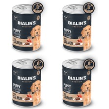 Bialin's 4'lü Yavru Köpek Maması - Somonlu 400 Gram