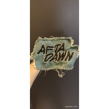 Gönülden Tasarım Kot Nakış Işleme Yazılı Arma Dikiş Aplike 24X15 cm