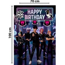 Parti Show Saja Boys K-Pop Doğum Günü Posteri 70*100 cm