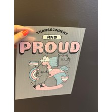 Gönülden Tasarım Tasarım Proud Yazılı Transfer Baskı Arma 23X19 cm