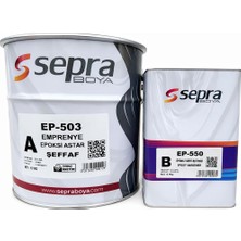 Sepra EP-503 Epoksi Emprenye Astar Şeffaf Beton Zemin Astarı Yüksek Aderanslı Endüstriyel Zemin Astarı