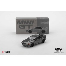 Mini Gt Nissan Skyline Gt-R R32 Nismo Crs Dark Metal Gray 1:64 Diecast Model Araba MGT01024