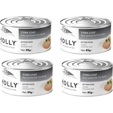 Molly Kitten Ton Balıklı Pate Ezme Yavru Kedi Konservesi 85 Gr. x 4 Adet