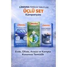 Limovra 3 Lü Tablet Seti-Kahve Makinesi (10LU)-MATARA (10LU)-ARAÇ Cam (2li)Temizleyici Tabletler