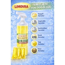 Limovra Doğa Dostu Sarı Kapsül -Tek Şişe+3 Kapsül-Yüzey Temizleyici