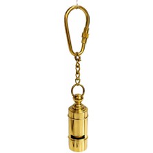 Geleneksel Pirinç Düdük Tasarım Anahtarlık