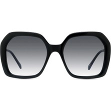 Stella Mccartney Kadın Güneş Gözlüğü - Kare Siyah Kemik Çerçeve Gri Degrade Cam UV400 SC40059I/S