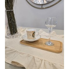 Berina Home 6 Lı Kahve Yanı Su Bardağı - Şerbetlik - Zemzemlik -Zemzem Bardağı -Kahve Yanı Bardağı