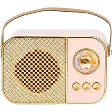 E-Bulurum LED Aydınlatmalı Hoparlör Pembe