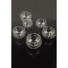 E-Bulurum Çift Cidarlı Cam Reçellik 6 Adet