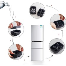 E-Bulurum Kuru Kafa Şekilli Silikon Buz Kalıbı