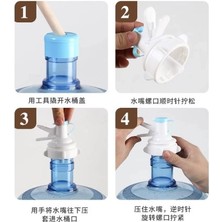 E-Bulurum Damacana Musluk Başlığı ve Metal Ayak Stand Seti