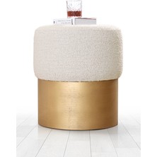 Lorence Home Glasnog Puf Krem