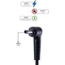 E-Bulurum 19V 3.42A 3.0 * 1.1mm 65W Acer Için Laptop Adaptör