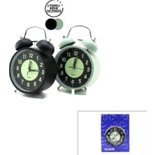 E-Bulurum Fosforlu Metal Çalar Saat