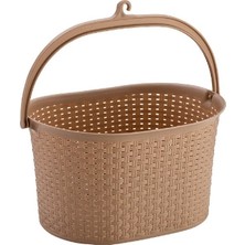 E-Bulurum Hasır Görünümlü Mandal Sepeti