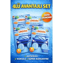 Limovra Oto Cam Suları 4 Lü Tablet Set Temizleyici