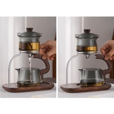 E-Bulurum Otomatik Manyetik Borosilikat Demlik Seti