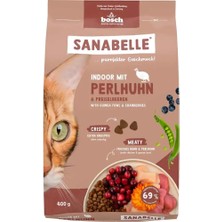 Sanabelle Indoor Hint Bıldırcınlı ve Kızılcıklı Kedi Maması 400 gr