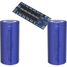 2 Adet Orion Lifepo Pil ve 2s 25A (Anlık 90A) Bms.