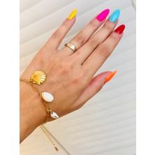 Gönülden Tasarım Çelik Midye Kadın Bileklik