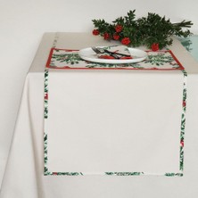 Alesta Home Çiçek Desenli Pamuklu Runner 50x160 cm RNR017