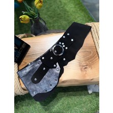 Yılday Gür Butik Moonglass El Yapımı Nubuk Kemer - Standart Beden