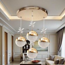 Osc Home Aydınlatma Tasarım Kumandalı LED Avize 3 Ayrı Renk Işık  Özelliğine Sahip