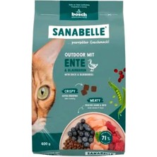 Sanabelle Outdoor Ördekli ve Yaban Mersinli Kedi Maması 400 gr