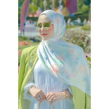 Buttonscarves Wonderland Saten Şal - Marshmallow