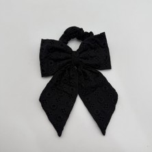 Mare Accessories Siyah Fiyonk Detaylı Scrunchie Toka