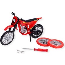 Indispensablely 1:18 Ölçekli Model Motosiklet - DS928 - Kırmızı