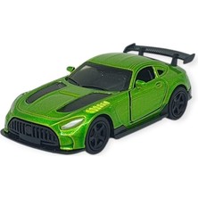 Indispensablely Çek Bırak Metal Küçük Arabalar 8 cm - 6411A-10 - Yeşil